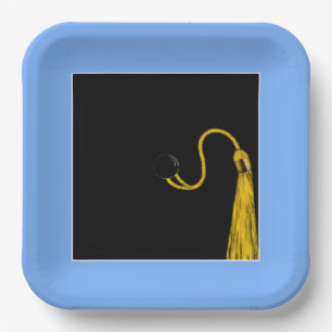 Graduation Party Light Blue Paper Plate