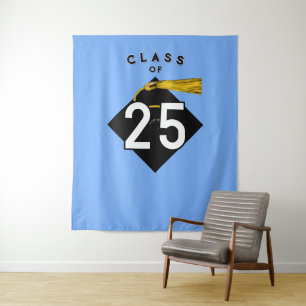Graduation Party Photo Backdrop Tapestry
