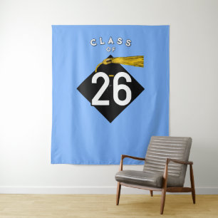 Graduation Party Photo Backdrop Tapestry