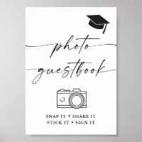 Graduation party photo guestbook snap it, sign it