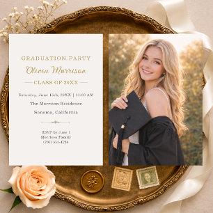 Graduation Party Photo  Invitation