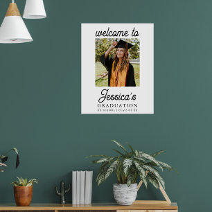 Graduation Party Photo Welcome  Poster