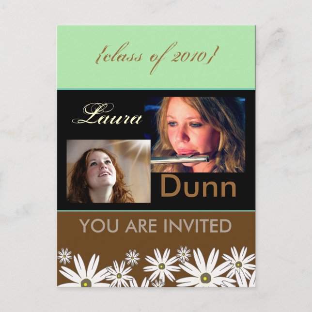 Graduation party, photos postcards (Front)