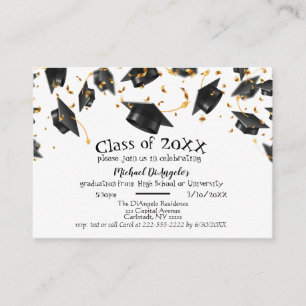 Graduation Party Postcard Invitation