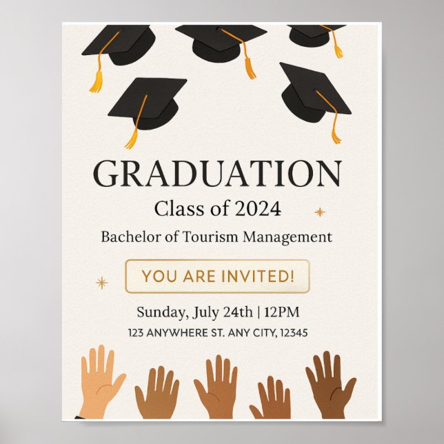 Graduation party poster (Front)