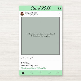 Graduation Party Prop Photo Booth Frame Decoration