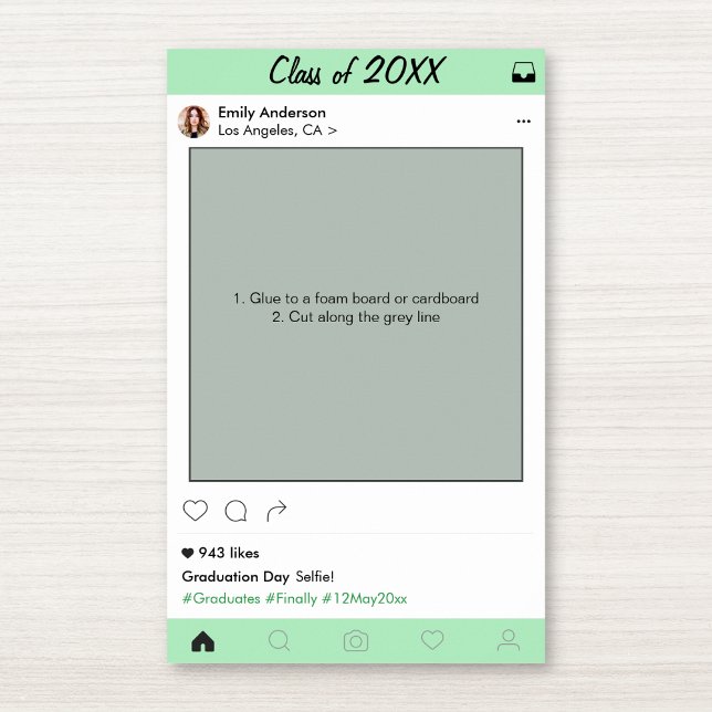 Graduation Party Prop Photo Booth Frame Decoration (Creator Uploaded)