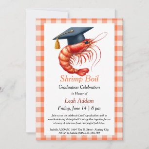 Graduation Party Shrimp Boil Invitation