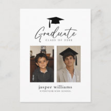 Graduation Party Then and Now Boy Photo