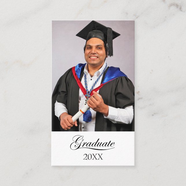 Graduation party Unable to Attend card (Front)