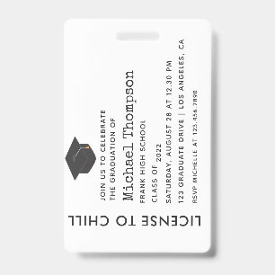 Graduation Party VIP Pass ID Badge