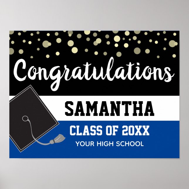 Graduation Party Welcome Poster (Front)