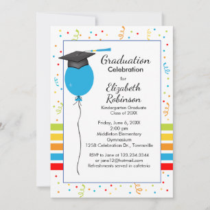 Graduation Pary Invitation Kindergarten graduation