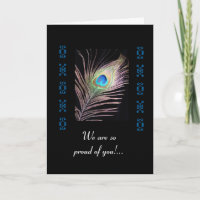 Graduation-Peacock feather