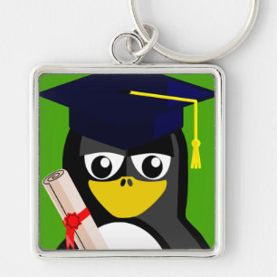 GRADUATION PENGUIN KEY RING