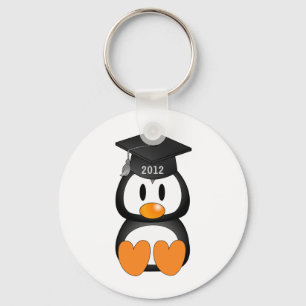 Graduation Penguin Key Ring