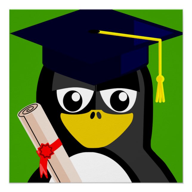 GRADUATION PENGUIN POSTER (Front)