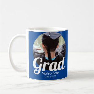 Graduation Photo Bold Any Colour Coffee Mug