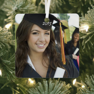 Graduation Photo Christmas Ornaments