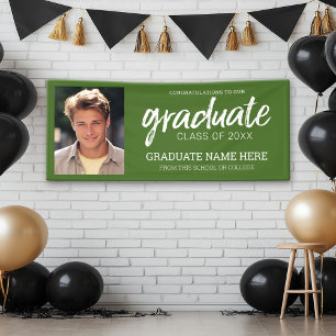 Graduation Photo - Class of Green Virtual Banner