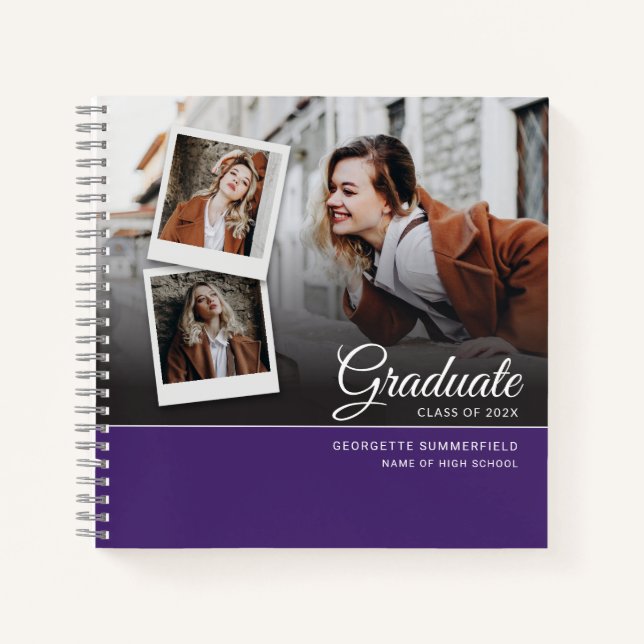 Graduation Photo Grad 2025 Guest Notebook (Front)