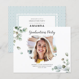 Graduation Photo Grad 2025 Party Invitation