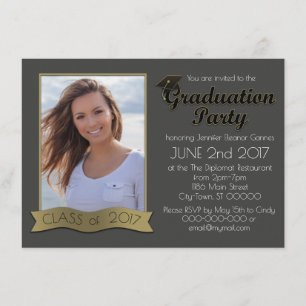 Graduation Photo Invitation