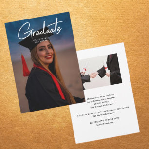 Graduation Photo Invitation