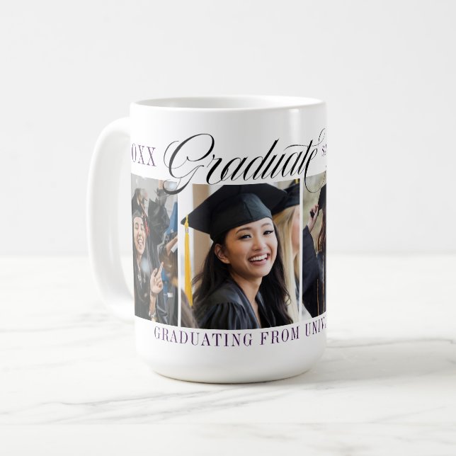 Graduation Photo Mug (Front Left)