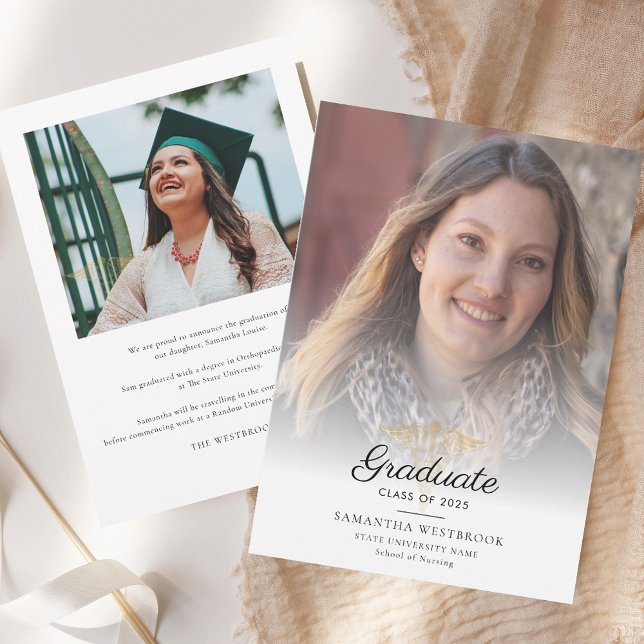 Graduation Photo Nurse Pinning 2025 Grad Announcement (Graduation Photo Nurse Pinning 2025 Grad Announcement)