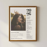 Graduation Photo Poster Class of 2026