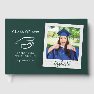 Graduation Photo Script Graduate Party Guest Book