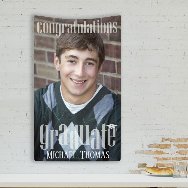 Graduation Photo Simple Custom Banner (Creator Uploaded)