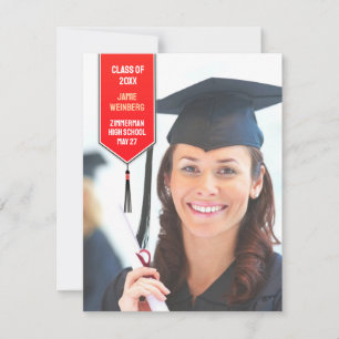 Graduation Photo Stole Announcement