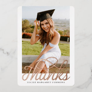 Graduation Photo Thank You 