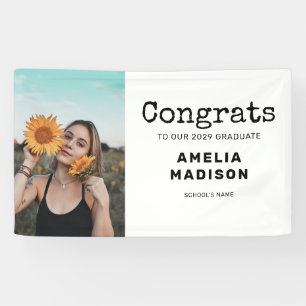 Graduation Photo Vintage Banner