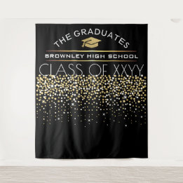 Graduation Photobooth backdrop Tapestry