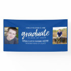 Graduation Photos Graduate with Royal Blue Virtual