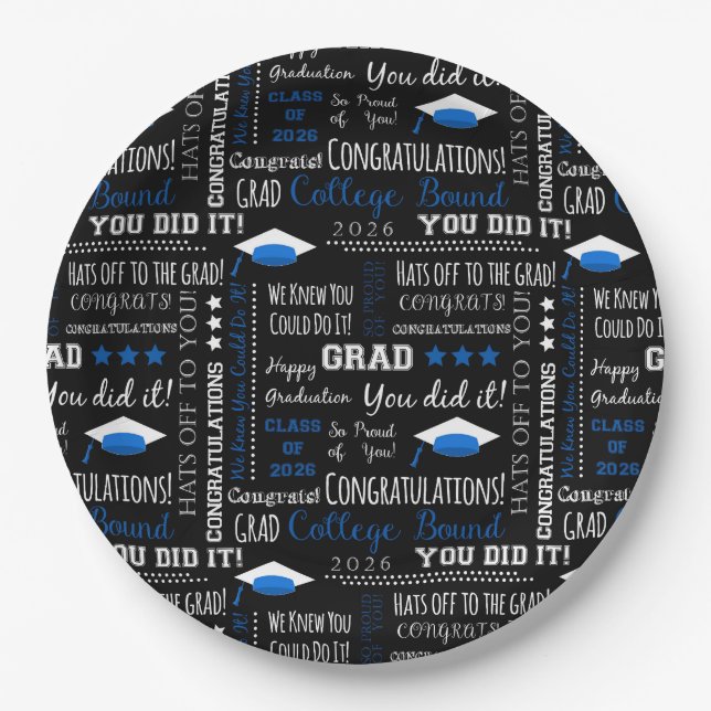 Graduation Plates (Front)