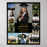 Graduation Portrait Personalized Photo Collage