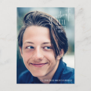 Graduation Postcard - Modern Simple Design