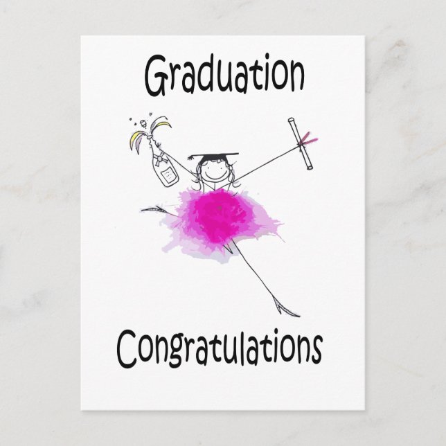Graduation Print |Graduation Gift |  Postcard (Front)