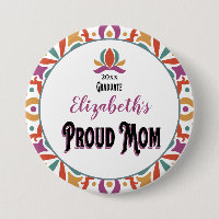 Graduation Proud Mum Parent Monogram Grad