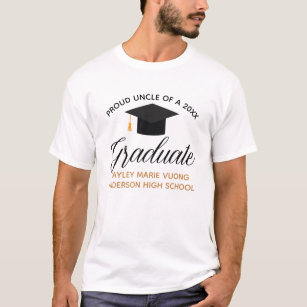Graduation Proud Uncle of a 2022 Graduate Custom T-Shirt