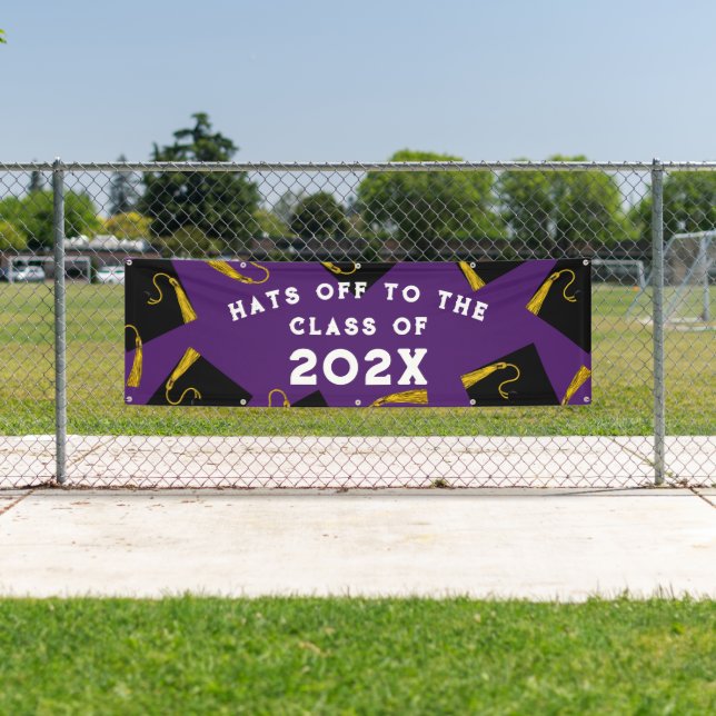 Graduation Purple Banner (Insitu)