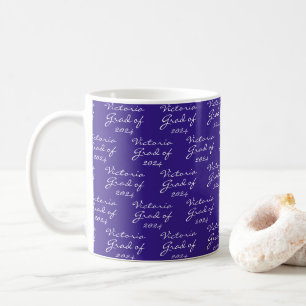 Graduation Purple Personalised Grad Coffee Mug