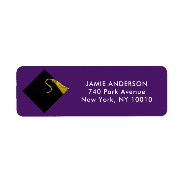 Graduation Return Address Labels (Front)
