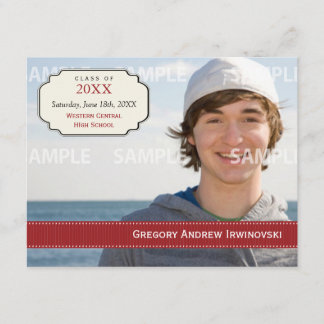 Graduation Ribbon Invitation