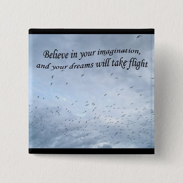 Graduation Royal Terns in Flight 15 Cm Square Badge (Front)