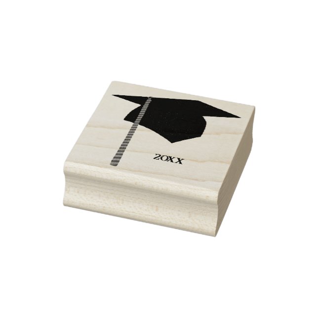 Graduation Rubber Stamps with Custom Year (Stamp)